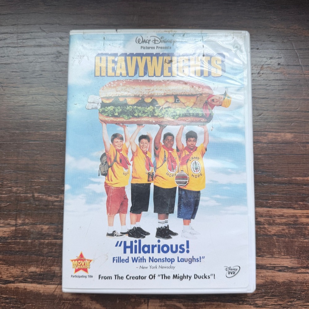 Heavyweights‎ Disney DVD Starring Ben Stiller
